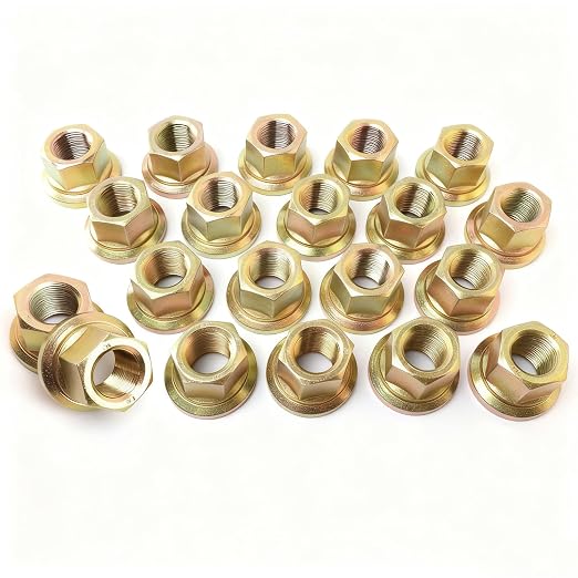 20PCS M22x1.5 Truck Wheel Nut, Hex:33mm, 30.48 mm Length, Fit for Heavy Duty Truck, Aluminum or Steel Wheels Installed on Semi Trucks