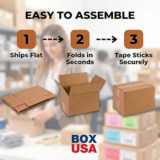 BOX USA Moving Boxes 18"L x 14"W x 12"H (20-Pack) Medium - Corrugated Cardboard Box for Shipping, Mailing, Packing, Packaging and Storage