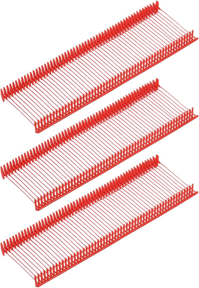 uxcell 5000pcs Standard Tagging Gun Fasteners 25mm Tagging Barbs Pins PP Plastic Tag for Price Tagging Gun, Clothing Tags Gun Attachments for Clothes Bag Fabric, Red