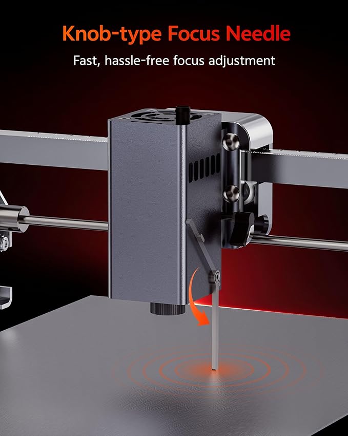 K15 Pro Infrared Laser Engraver for Metal, Hard Plastic & Rubber, 1W IR Laser Engraving Machine, 200x300mm Portable CNC Lazer Engraver for Metal Dog Tags and Jewelry, 1000mW Class 1