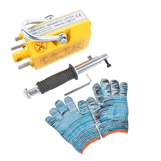 Permanent Magnetic Lifter Lifting Magnet 660 lbs/300 kg Neodymium Hoist