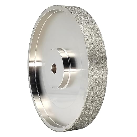 CBN Grinding Wheel 6" Dia x 1" Wide, 1/2 inch Arbor, Sharpen High Speed Steel Cutting Tools, Diamond Grinding Wheel Grit #80