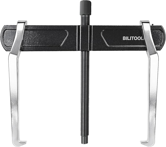 BILITOOLS 12" 2 Jaw Gear Puller, Bearing & Pulley Removal Tool, Internal External Reversible for Flywheel, Gears & Pulleys