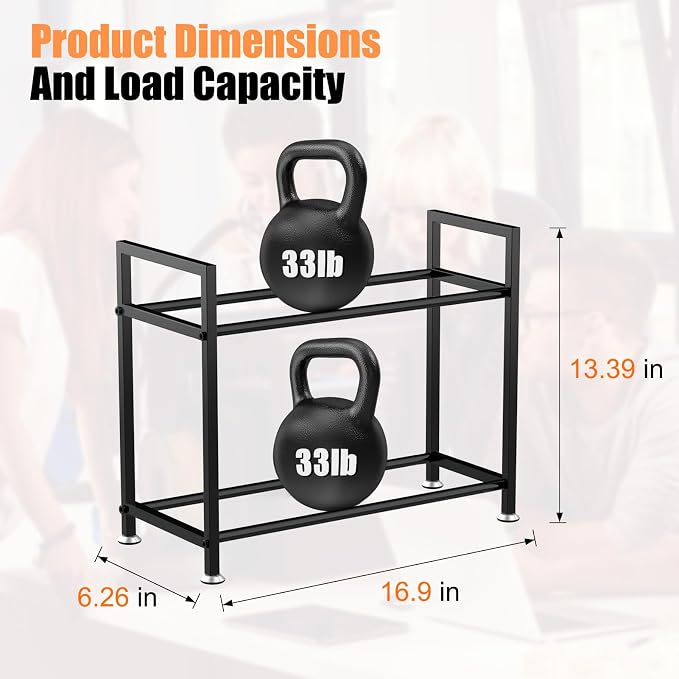 3D Printer Filament Rack Desktop, 2-Tier Metal Spool Holder Organizer | Heavy Duty 3D Filament Storage Rack for 3D Printing PLA/ABS/TPU Filaments, for Home, Office, Workshop, Studio