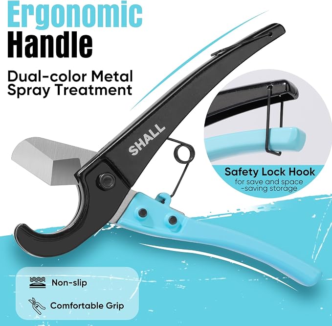 SHALL 2-1/2'' PVC Pipe Cutter & PEX Pipe Cutter Set