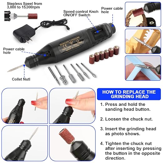 135PCS 3D Printer Tools Kit,3D Printer Accessories for 3D Printer Modeler Basic Tools Diverse,Including Nozzle Cleaning Kit,Polishing Machine,Deburring Tool for Remove/Trim and Finish 3D Print