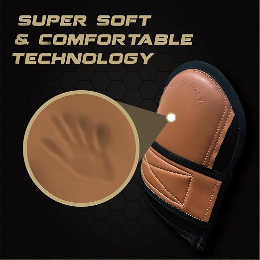 Super Soft Leather Knee Pads for Work With Extra Pair of upgraded Liners, Shorts Available, Replaceable Inner Cushion Knee Pads for Construction, Garden, Clean, Floor and Garage – Beige