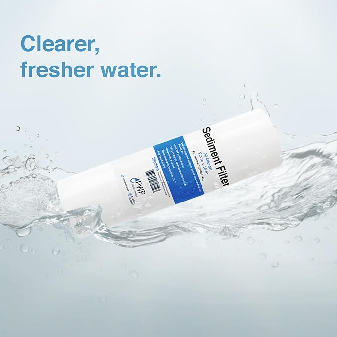 Sediment Water Filter Melt Blown Polypropylene10x2.5 Standard 10 Micron 25 Pack