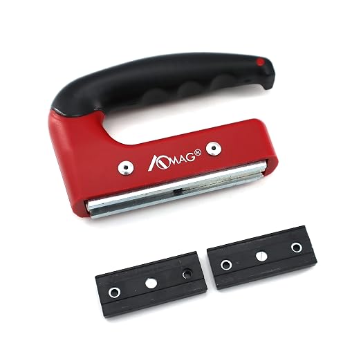 Heavy Duty Magnet with Rubber Ergonomic Handle, Powerful Magnetic Manual Pickup Tool for Lifting Metal Objects, Iron Plates, Doors (160Lbs)