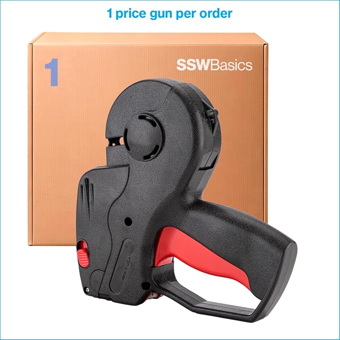 SSWBasics Monarch Blue One-Line Price Gun - Professional Pricing Gun for Retail