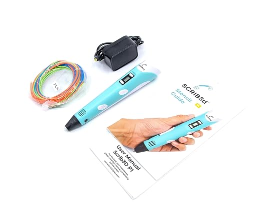 SCRIB3D P1 3D Pen - The Ultimate Creative Bundle with 230 Feet of Filament