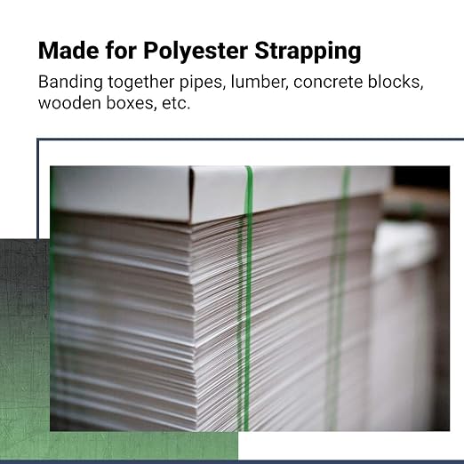 IDL Packaging - C 5005 Teknika C-5005 Sealer for 5/8" Polyester (PET) Strapping, Long Handles