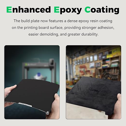 Creality Ender 5 Max Epoxy Resin Build Plate 415×430mm EP Coated Magnetic Steel Bed Plate for Creality Ender 5 Max 3D Printer