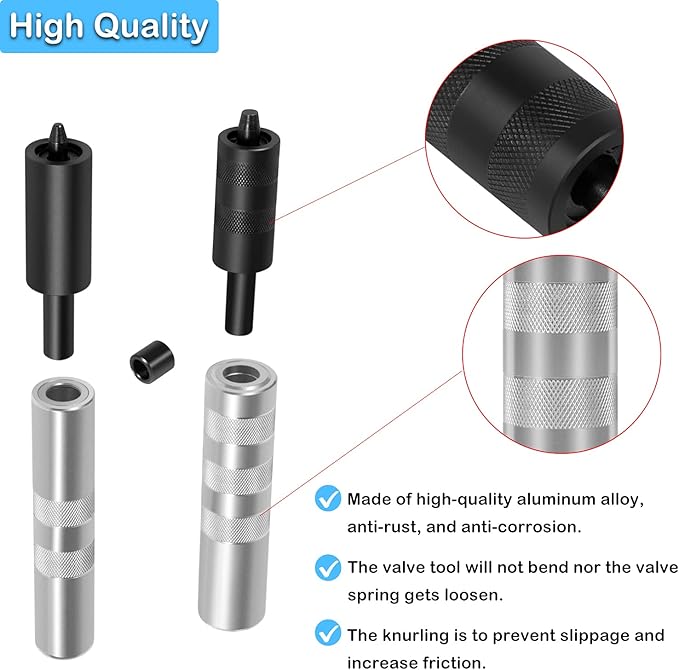 36050 Valve Keeper Remover and Installer Tool Kit Valve Spring Compressor & Retainer Removal and Install Tool for 4.5mm to 7.5mm and 5/16" to 3/8"