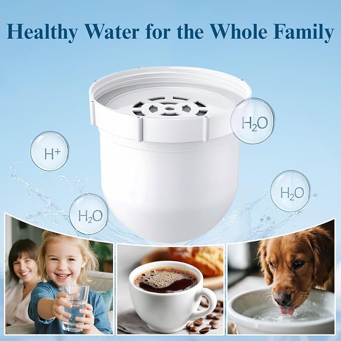 2026 NEW Premium Replacement Filter for Clearly Filtered Water Pitcher (2-Pack+1 pre-rinse bag), 100-Gallon Long-Life for Lead, Fluoride & PFAS, BPA-Free, Food-Grade, Retains Minerals