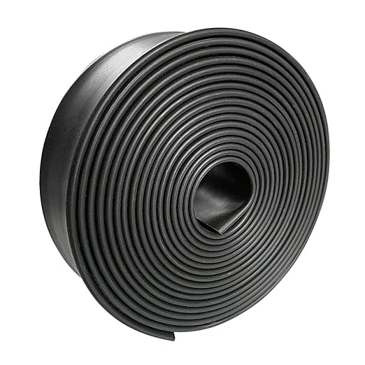3:1 Ratio Heat Shrink Tubing Roll Adhesive Lined Industrial Marine Grade Dual Wall Heat Shrink Tube Waterproof and Sealed Black (5/8 inches(15.4 mm), 10 Feet)