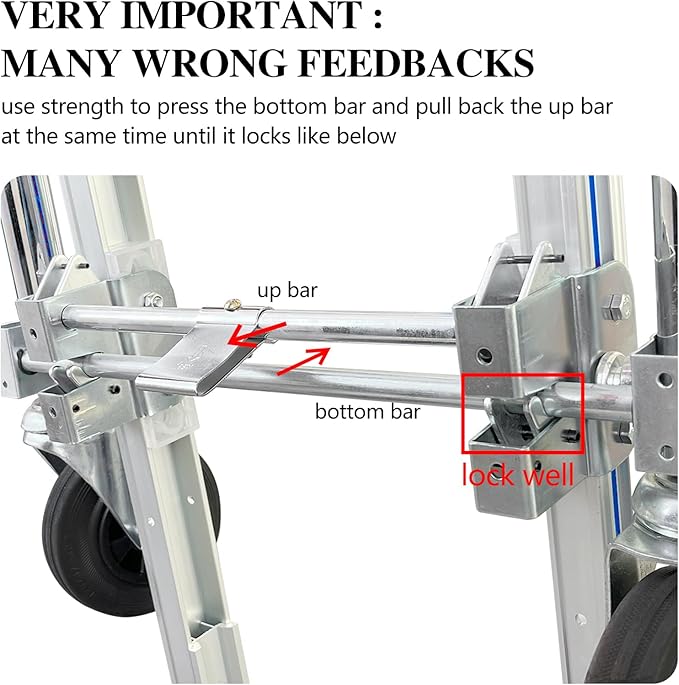 Silver Convertible Hand Truck Dolly Cart with Wheels Heavy Duty, 1000 Lbs Capacity, 2 Straps for Moving Furniture/Appliance/Carton/Warehouse/Office/Easy to Follow Video to Install