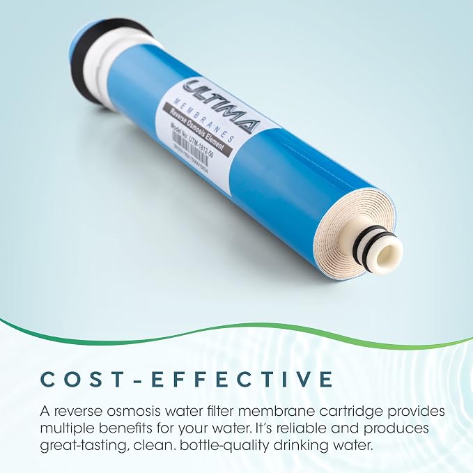 Ultima 4-Stage Water-Filter System with 50 GPD Reverse-Osmosis Membrane and FPT Connect Post Filter