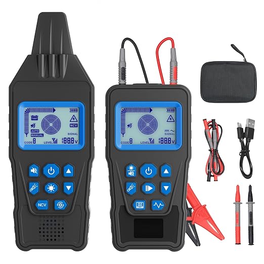 Underground Cable Tester & Circuit Breaker Finder – Professional Anti-Interference Wire Tracer for Buried Cable Locating & Broken Wire Detection