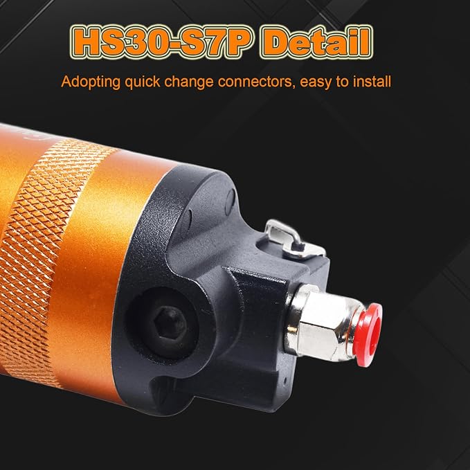 HS30-S7P Pneumatic Air Nippers Scissors Shear, 10GA Gauge Flush Wire Cutter Cutting Pliers, 3.3mm Copper Wire, 2.8mm Iron Steel Wire, with S7P Cutter Head Blade Cutter Tools