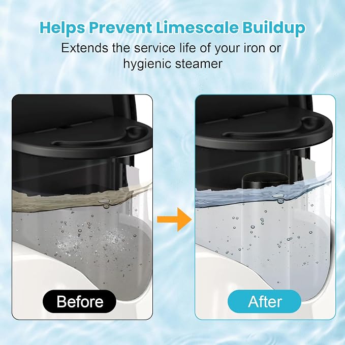 3 Set Replacement Water Filter Cartridges For Laurastar Steam Iron | Smart Anti-Scale Water Filter Cartridges For Laurastar Lift/Lift Plus/Lift Xtra, Preventing Limescale Anti-corrosive