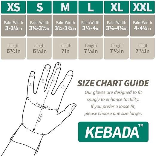 Kebada W1 Work Gloves for Men and Women, Touchscreen PU Coated Gloves with Grip, 50 Pairs Bulk Pack, Ideal for Warehouse Package Handling, Construction, Gardening, Gray XX-Large