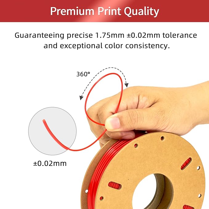 ERYONE PLA Filament 3D Printer Filament Bundle Multicolor 1.75mm +/- 0.03mm, PLA Filament 250g Spool, 8 Rolls, Ultra Silk Series