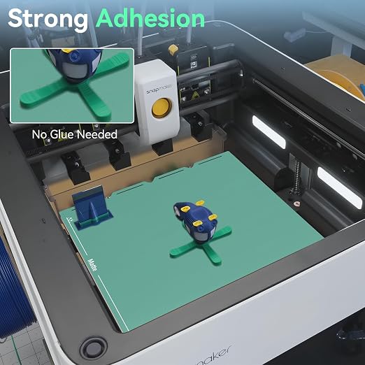 Energy-Saving U1 Cold Build Plate 276 * 293mm Double Sided Glossy+Matte Low-Temperature Print,Strong-Adhesion Platform Compatible with Snapmaker U1 3D Printer(No Glue Required)-1PCS