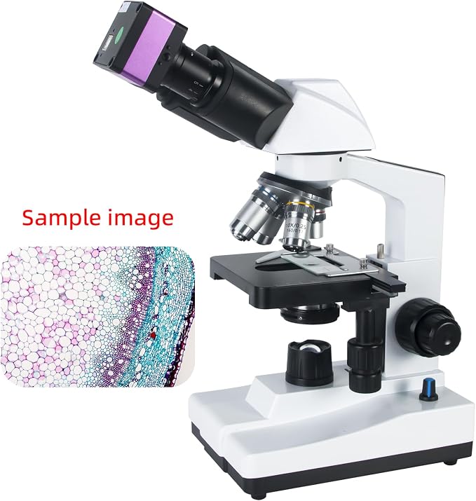 2K HD Microscope Camera with Real-Time Imaging – 2688 x 1520 Resolution, High-Definition USB Digital Camera for Still Photos and Live Video Capture