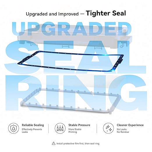 Chitu Systems Upgraded Hoopat X4H Quick Release Resin Vat for ELEGOO Saturn 4 Ultra 16K 3D Printers with 4Pcs Pre-Holed PFA Release Film& Seal Ring, Swap in 1min for Easy Printing
