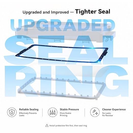 Chitu Systems Upgraded Hoopat X4H Quick Release Resin Vat for ELEGOO Saturn 4 Ultra 16K 3D Printers with 3Pcs Pre-Holed ACF Release Film& Seal Ring, Swap in 1min for Easy Printing