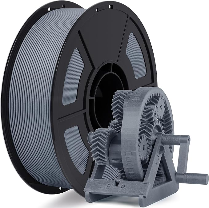 IEMAI Carbon Fiber PETG Filament 1.75mm Matte Gray 1KG, PETG-CF 3D Printer Filament with Dimensional Stability & Low Warpage, High Stiffness, Heat Resistant, Easy Print