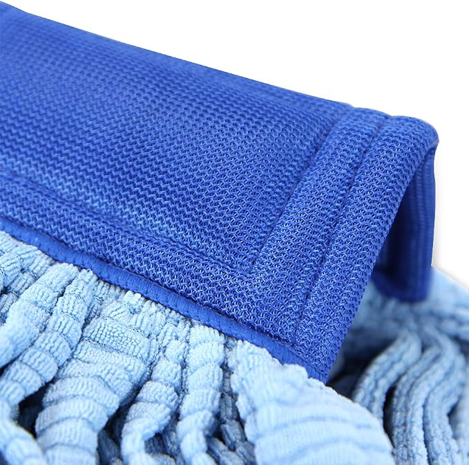 Arkwright Microfiber Tube Mop Head Replacement - Heavy Duty, Lint Free, Super Absorbent & Bleach-Safe, Janitorial Essential for Commercial & Industrial Floor Cleaning, 14 oz, Blue