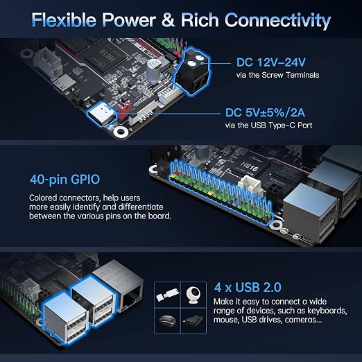 BIGTREETECH Pi V1.2 Control Board Quad-Core WiFi 1GB RAM, BTT Pi Support SKR Mini E3 V3.0 Octopus/Pro/Max EZ Kraken SKR Pico Silent Board to Run Klipper VS Raspberry-Pi 4/3B for i3/CoreXY 3D Printer