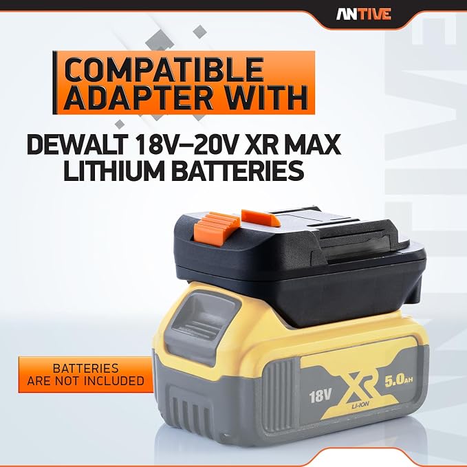 Tile Vibration Tool Kit Compatible with DeWalt Batteries via Included Adapter(Batteries Not Included), Cordless Tile Vibrator for Large Format Tile Installation with 9 Speeds and 110 lb Suction Cup