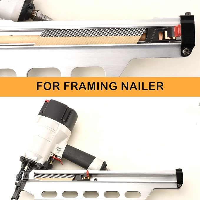 3-Inch x .120 Framing Nails, Smooth Shank Paper Tape Nails for Framing Nailer，30 Degree Bright Finis Collated Nails 1000 Pack