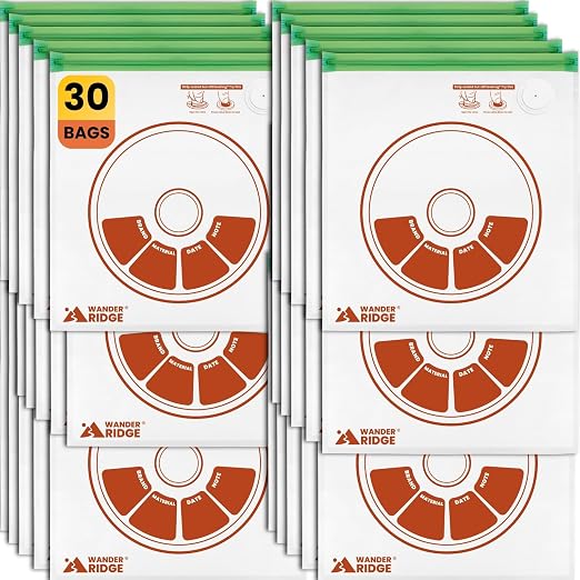 3D Printer Filament Storage Bags – Vacuum, Moisture-Proof & Dustproof, Humidity Resistant, Reusable (13 x 15 Inches, 30 Bags Only)