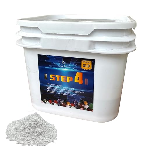 8 lbs Tumbler Media Grit,Polish 1500 Fine Aluminum Oxide, Step 4 for Tumbling Stones,Rock Polishing Grit Media, Works with Any Rock Tumbler