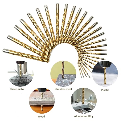 GMTOOLS 29PCS Drill Bit Set, M2 HSS, 135°Tip, Twist Jobber Length Drill Bit Kit for Hardened Metal, Cast Iron, Stainless Steel with Indexed Round Case,1/16"-1/2"