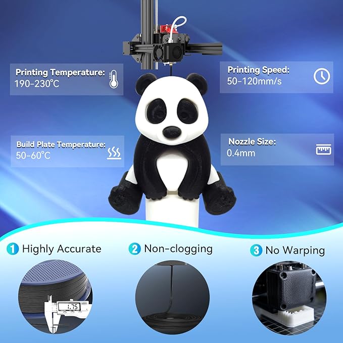 SUNLU TPU 3D Printer Filament 1.75mm, High Speed 95A TPU Filament, Flexible 3D Filament for Fast Printing, Dimensional Accuracy +/- 0.03mm,(1kg Azure,95a TPU)