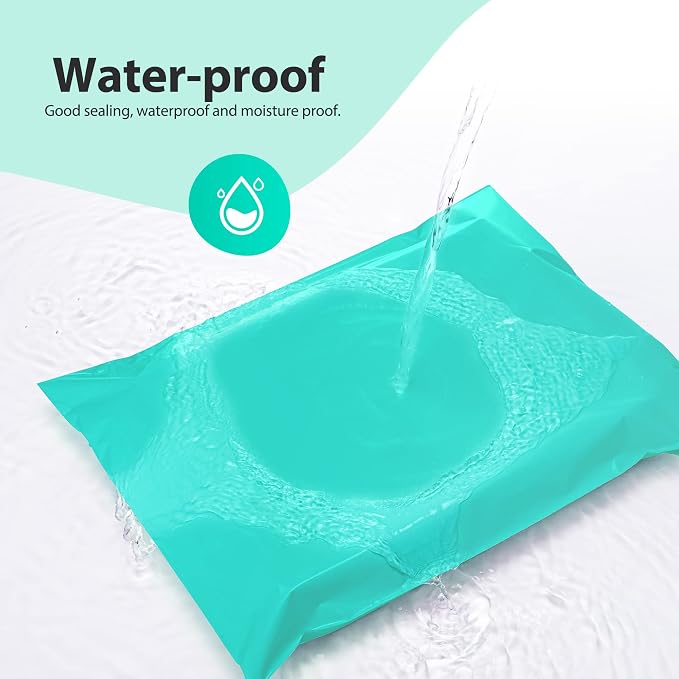 Fuxury 70000 Pcs 14.5X19" Poly Mailers Envelopes Shipping Bags for Clothing,Strong Adhesive Packaging Bag for Small Business Suppliers, Self Seal Mailing Poly Bags,Teal