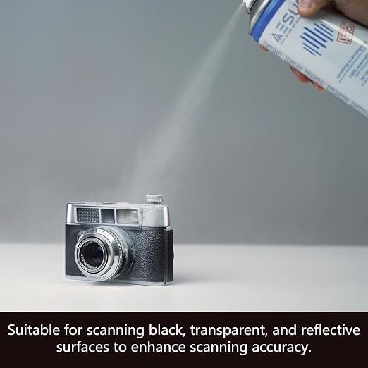 3D Scanner Scanning Spray, Use for Transparent, Black, and Reflective Surfaces, 400ml/13Oz