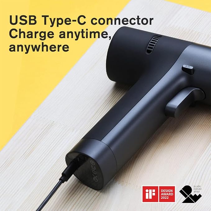 HOTO 12V Cordless Brushless Drill, LED Display, 30 Gears, 3/8 Inch Chuck | 266 In-lbs (30 N·m) Torque Torque, 1400RPM, 2 Working Modes, 2000mAh Battery, Includes 10 Bits and 8 Drill Bits