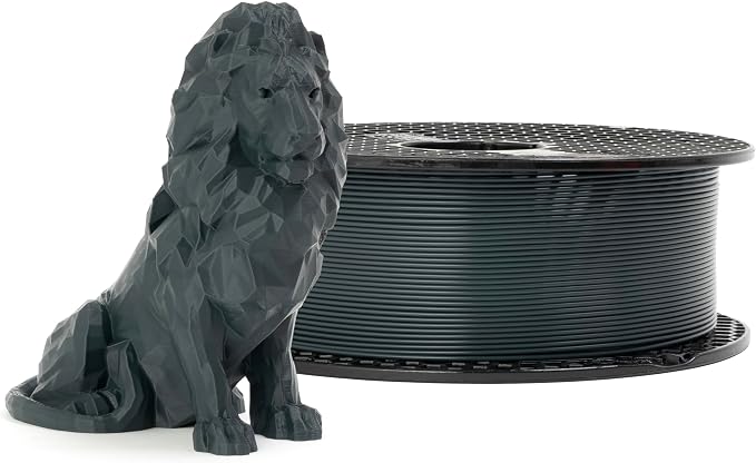 Prusament Premium PLA Anthracite Grey 1.75mm 1kg Filament for 3D Printing | PLA filament with ±0.02 mm precision, low warping, and reliable, tangle-free printing for beginners and professionals.