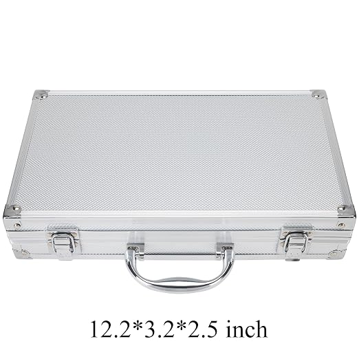 190pc Precision Pin Gauge Set (0.061-0.250"), Complete Go No Go Pin Gauge Master Kit for Machinists, Hardened Steel Measuring Tools with Aluminum Case
