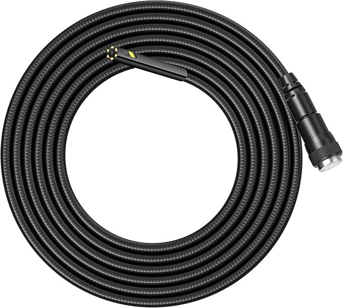Teslong Endoscope Replacement Cable with Light, Dual Lens Inspection Camera 5.5mm/0.21inch Waterproof Probe Compatible with NTS500, NTS300(10FT)