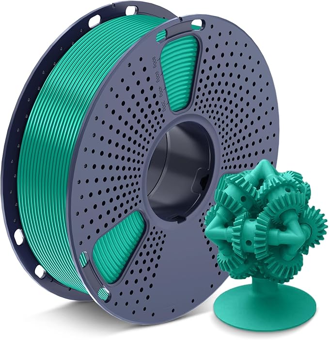 SUNLU 3D Printer ASA Filament 1.75mm, 1KG（Green） | UV/Rain/Heat Resistant Tough 3D Printer Filament, Great for Printing Outdoor Functional Mechanical Parts, 1kg Spool (2.2lbs)