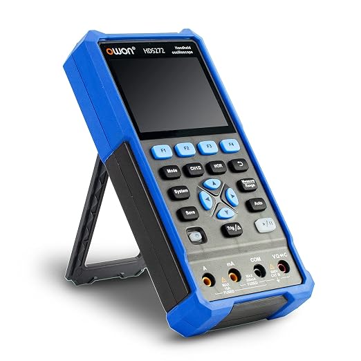 OWON HDS272 Handheld Digital Oscilloscope Multimeter 2CH USB Type C 70MHz 3.5 LCD Test Meter