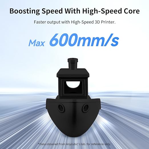 ANYCUBIC High Speed 3D Printer Filament 1.75mm Bundle, Rapid PLA Filament, Dimensional Accuracy +/- 0.02mm, Print with Most FDM 3D Printers, 1KG Reusable Spool, Pearl Black, 2KG in Total