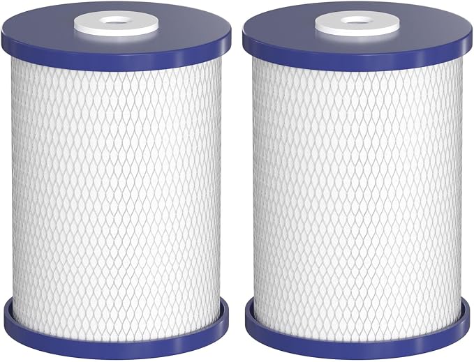 0.5 Micron Coconut Shell Activated Carbon Water Filters Compatible with Royal Prestige Frescapure 4000, 4500, 5000, 6000 CT, 6000 UC, WF0705 Water Filter Systems, 750 GPD Life Span - Pack of 2